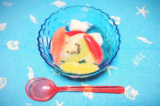 きらきらかわいいフルーツポンチ