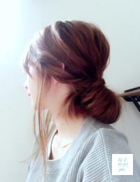 ハットヘアの作り方