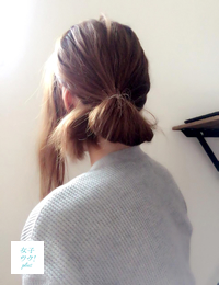 ハットヘアの作り方