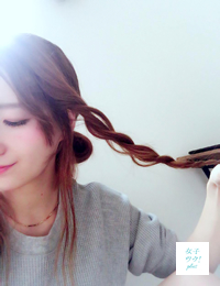 ハットヘアの作り方