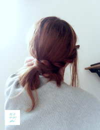 ハットヘアの作り方