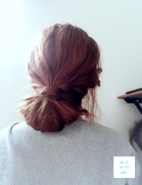 ハットヘアの作り方