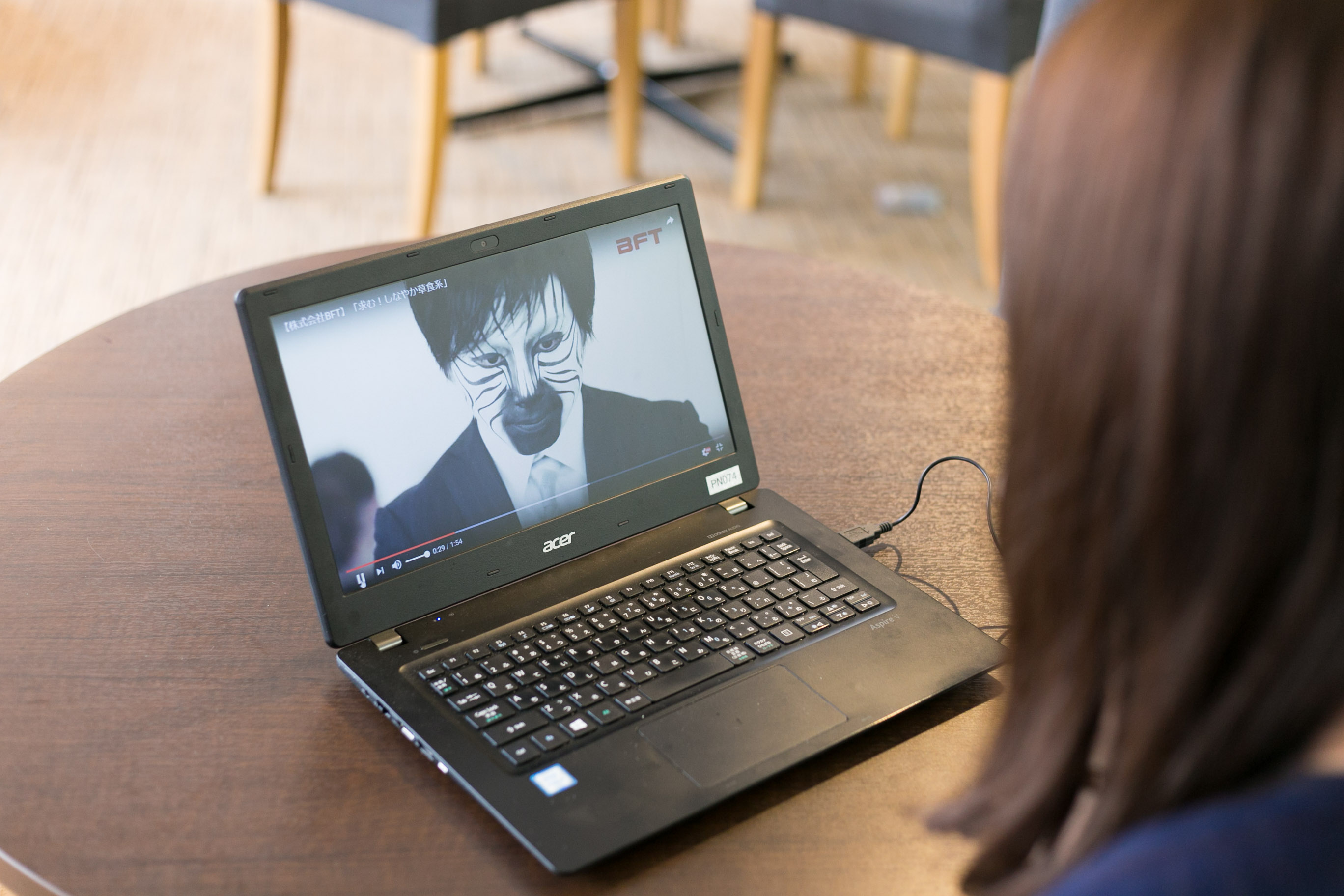 YouTubeに突如現れたシマウマ