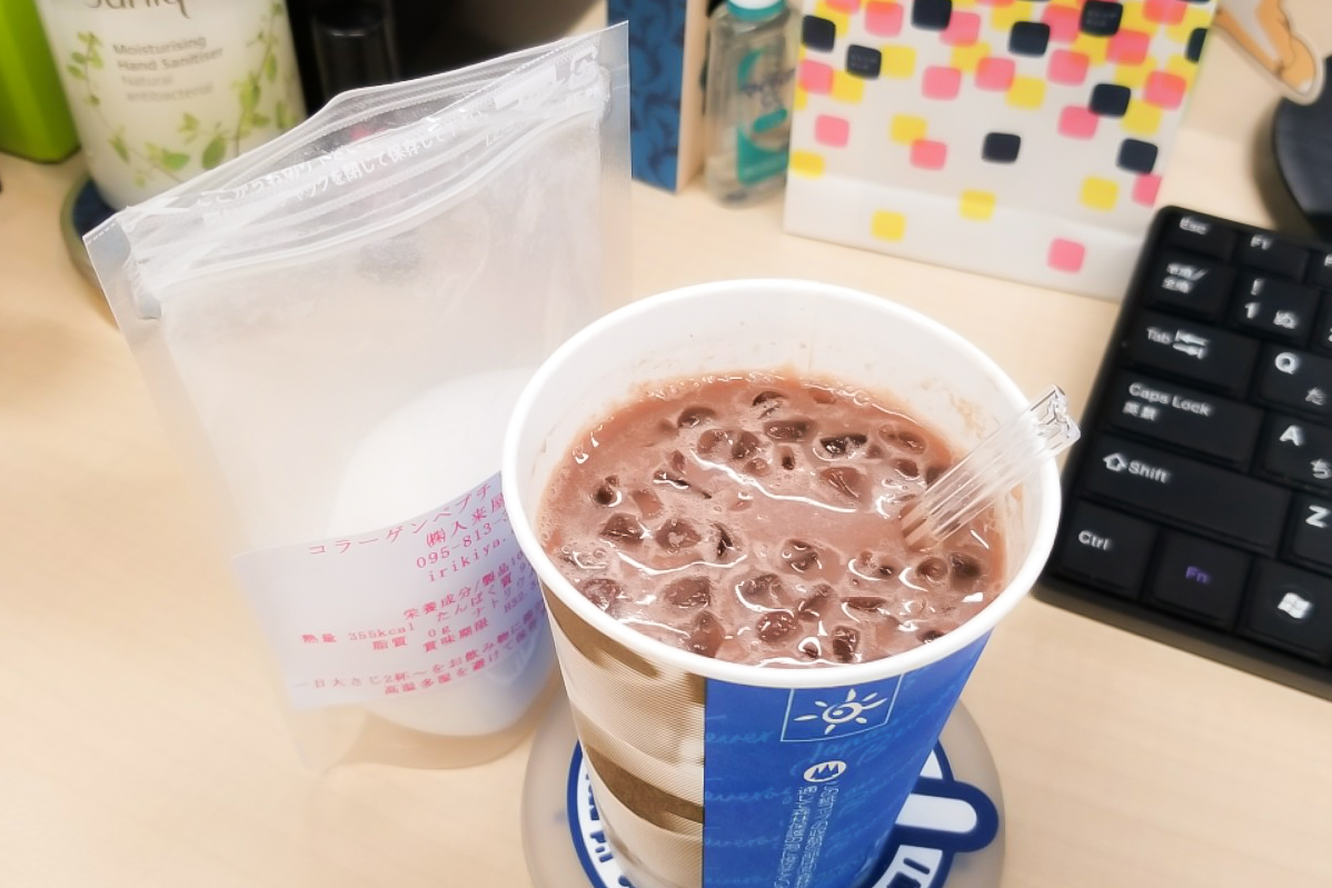 コーヒーやスープにサッと入れてコラーゲン摂取を継続中