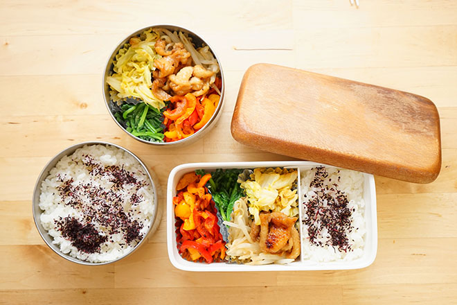 手作りのお弁当